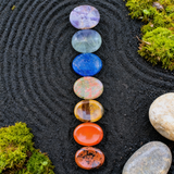 Don't Worry Stones Chakra Set + Bolsa Terciopelo