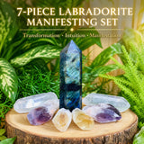 Ensemble transformationnel de 7 pièces en labradorite