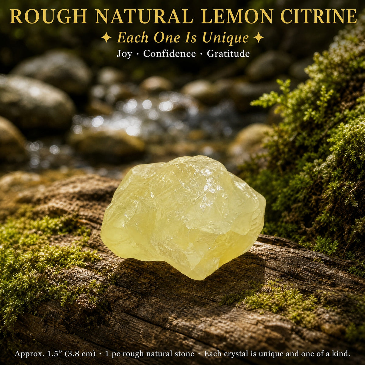 Citrine Citron Naturel Brut