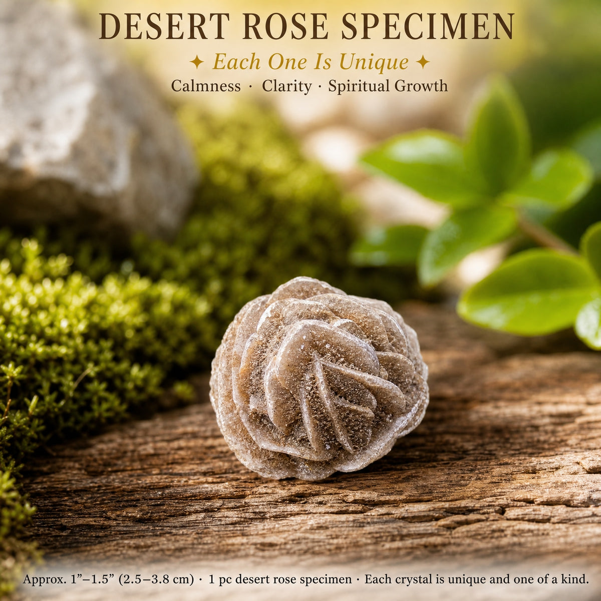 Spécimen de rose du désert