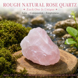 Quartz rose naturel brut