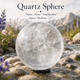 Sphère de quartz (moyenne)