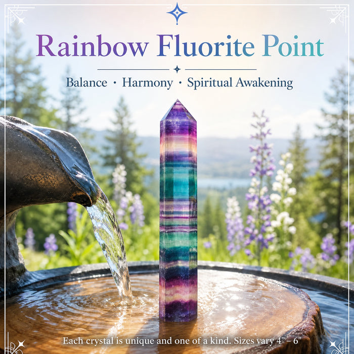 Punto di fluorite arcobaleno