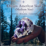 Dream Amethyst Skull (Medium Size)