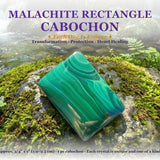 Malachite Rectangle Cabochon
