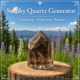 Générateur de quartz fumé (court et épais)