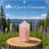 Générateur de quartz rose (court et épais)