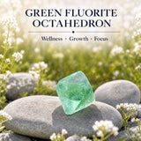 Grøn Fluorit Octahedron