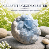 Celestite Geode Cluster 👉 Sconto del 75% solo sulla promozione per 1 giorno