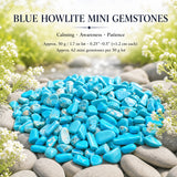 Blue Howlite Mini Gemstones (lot de 50 grammes / 1,7 oz)