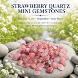Strawberry Quartz Mini Gemstones (Lot de 50 grammes / 1,7 oz)