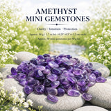 Mini pierres précieuses d'améthyste (lot de 50 grammes / 1,7 oz)