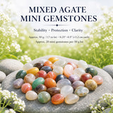 Mixed Agate Mini Gemstones (lot de 50 grammes / 1,7 oz)