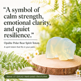Crystal Animal Spirit Totems: Opalite Polar Bear