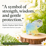 Crystal Animal Spirit Totems: Opalite Elephant