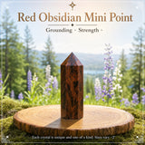 Red Obsidian Mini Crystal Point