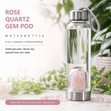 Bouteille d'eau en quartz rose Gem Pod 💧