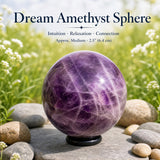 Sphère d'améthyste de rêve