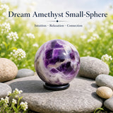 Mini-sphère d'améthyste de rêve