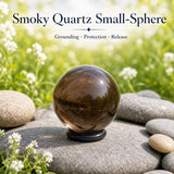 Mini-sphère de quartz fumé