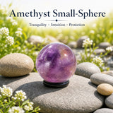 Mini-sphère d'améthyste