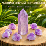 Ensemble de protection spirituelle améthyste