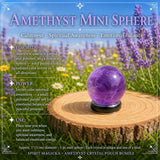 Amethyst-Kristall-Serenity-Edelstein-Beutel-Set