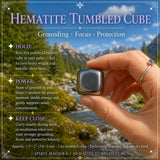 Cubo rodado de hematita