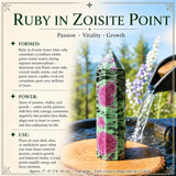 5 $ de rubis en promotion Zoisite Point One Day-Only