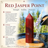 Pointe de Jaspe rouge
