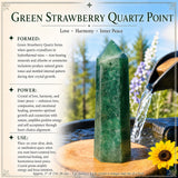 Pointe Quartz Fraise Verte