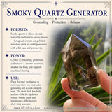 Générateur de quartz fumé (court et épais)