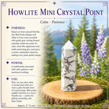 Howlite Mini Crystal Point