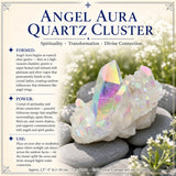$24 TODAY ONLY - 75% SAVING Angel Aura Quartz Cluster.