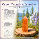 Orange Calcite Mini Crystal Point
