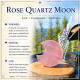 Rose Quartz Crescent Moonstone
