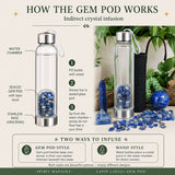 Gourde Lapis Lazuli Gem Pod 💧