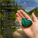 Pierre roulée malachite