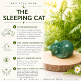 Crystal Animal Spirit Totems: Green Quartz Sleeping