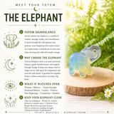 Crystal Animal Spirit Totems: Opalite Elephant