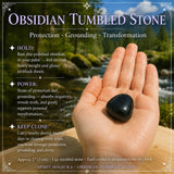 Obsidian tumlet sten