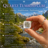 Cubo caído de cuarzo