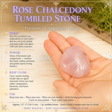 Piedra rodada Calcedonia rosa
