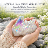 $24 TODAY ONLY - 75% SAVING Angel Aura Quartz Cluster.