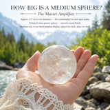 Sphère de quartz (moyenne)