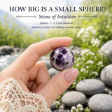 Mini-sphère d'améthyste de rêve