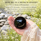 Obsidian Sphere - Medium