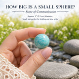 Mini-sphère Amazonite