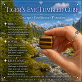 Cubo Tumbled Ojo de Tigre
