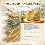 Pointe de jade d'Afghanistan